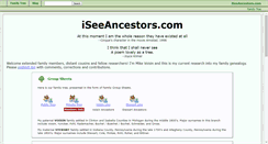 Desktop Screenshot of iseeancestors.com
